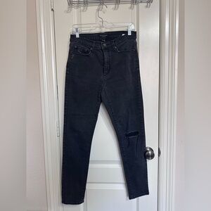 Banana Republic black high rise Skinny Jeans
